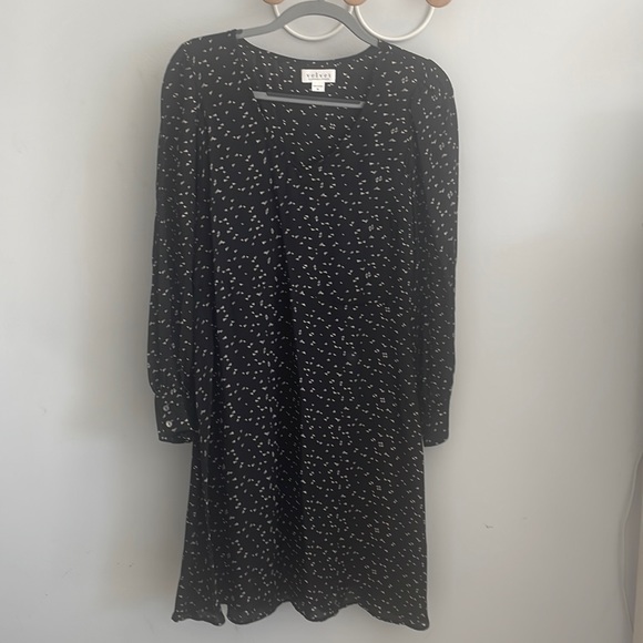 Anthropologie Long Sleeve Knee-length v-neck Dress - Picture 1 of 3